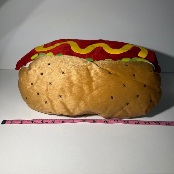 Funny Dog Hot Dog Costume – Halloween Pet Outfit for Small & Medium Dogs - Picture 6 of 7